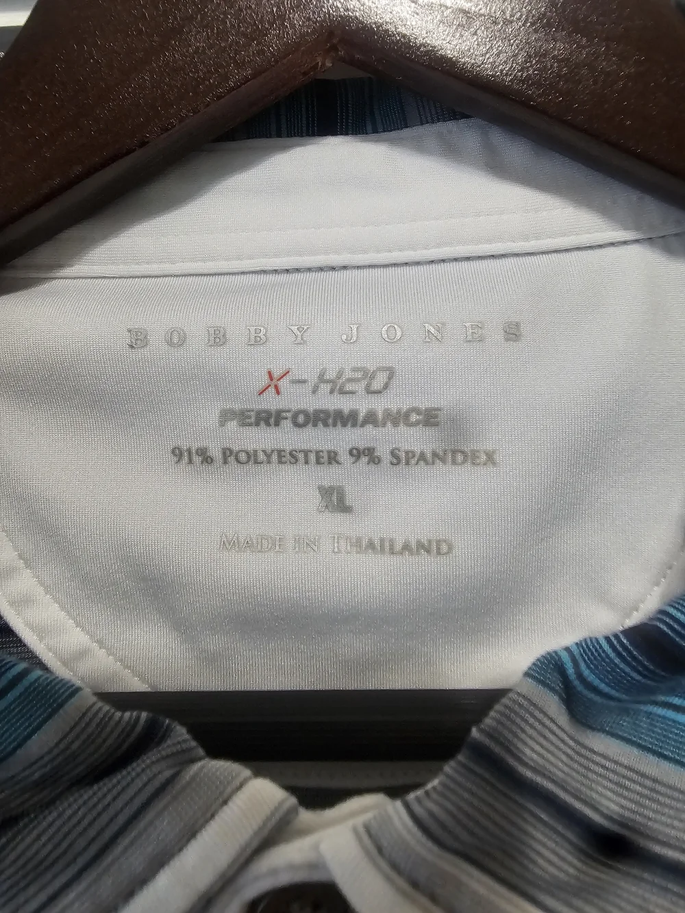 Bobby Jones X-H2O Performance Polo Bundle Mens XL Golf Shirts 2 Pack - Picture 7 of 7